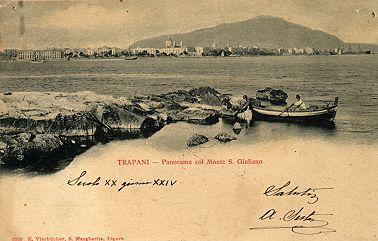 Vecchia Trapani 182 - Trapani - Panorama col Monte San Giuliano.jpg